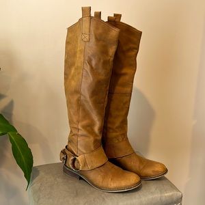 Steve Madden Bankker leather riding boots